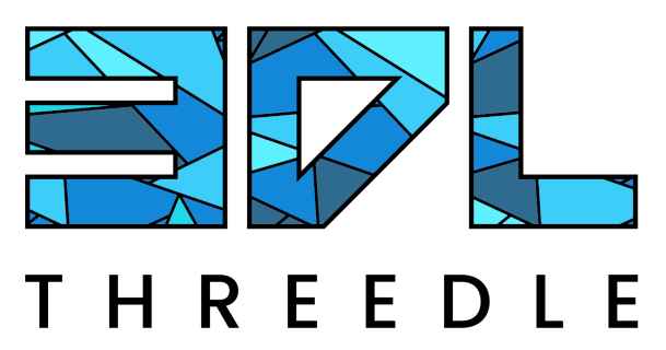 logo with blue 3DL wordmark and subtitle 'Threedle'